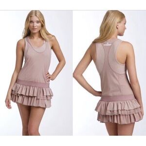 Adidas by Stella McCartney Dusty Rose Ruffle Tennis Dress